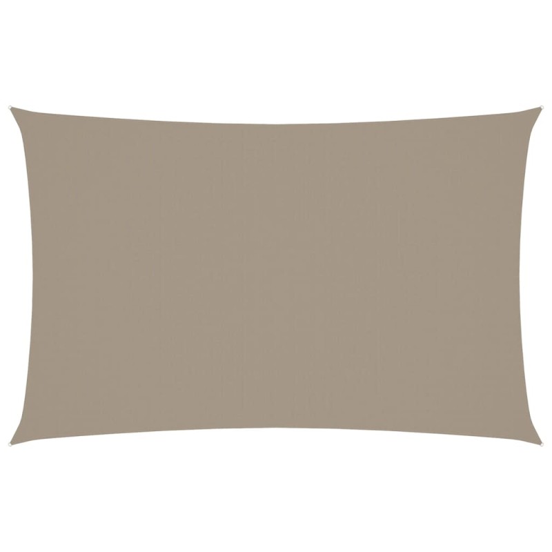 vidaXL Πανί Σκίασης Ορθογώνιο Taupe 4 x 7 μ. από Ύφασμα Oxford