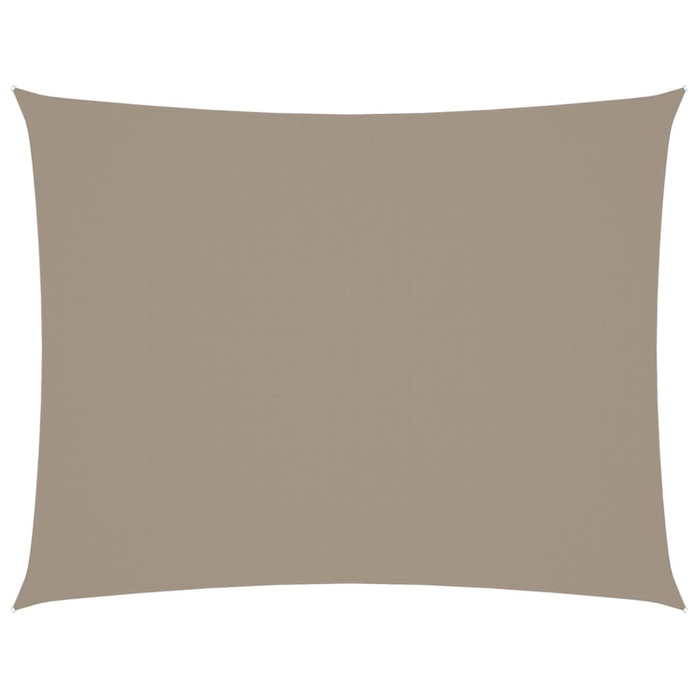 vidaXL Πανί Σκίασης Ορθογώνιο Taupe 5 x 7 μ. από Ύφασμα Oxford