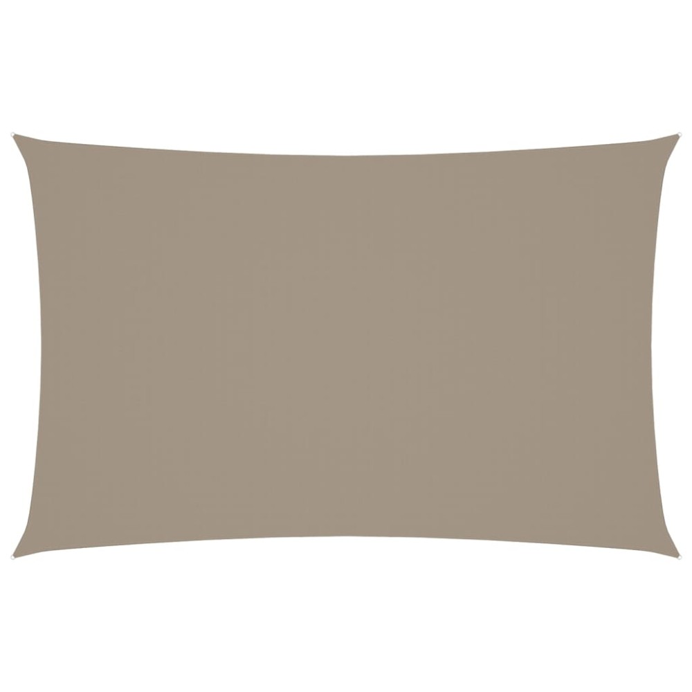 vidaXL Πανί Σκίασης Ορθογώνιο Taupe 5 x 8 μ. από Ύφασμα Oxford