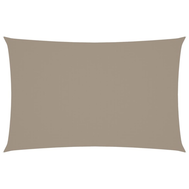 vidaXL Πανί Σκίασης Ορθογώνιο Taupe 5 x 8 μ. από Ύφασμα Oxford