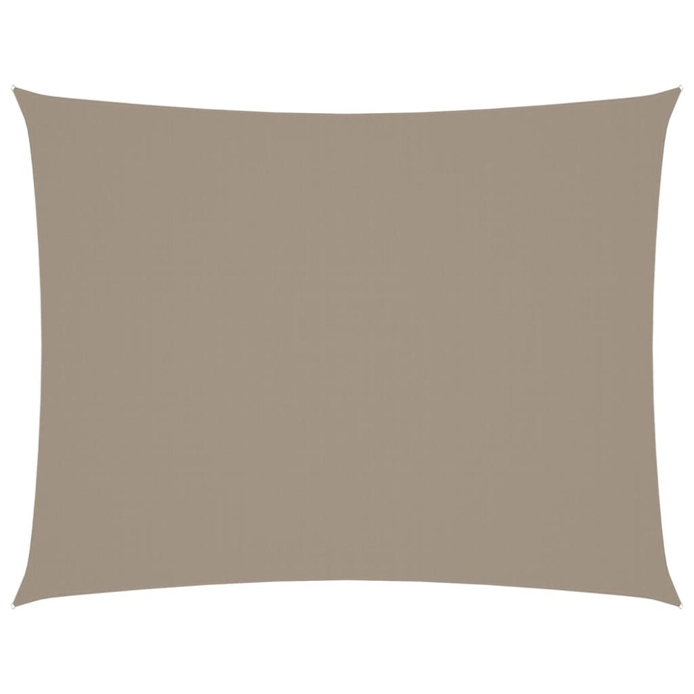 vidaXL Πανί Σκίασης Ορθογώνιο Taupe 6 x 7 μ. από Ύφασμα Oxford