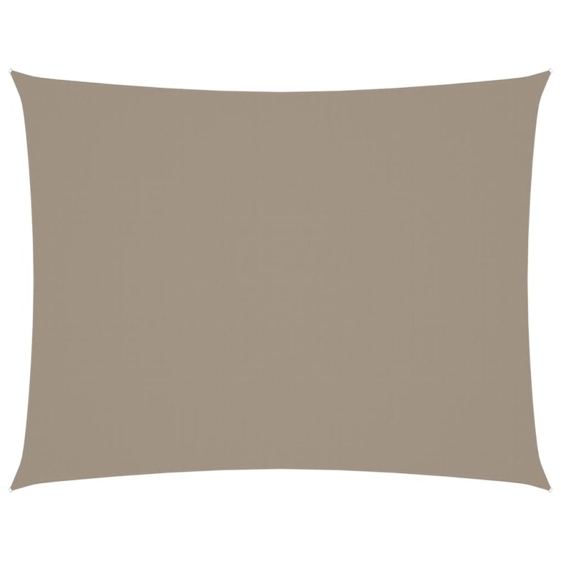 vidaXL Πανί Σκίασης Ορθογώνιο Taupe 6 x 7 μ. από Ύφασμα Oxford