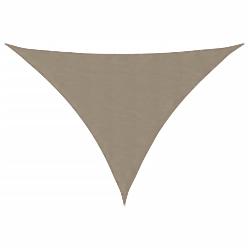 vidaXL Πανί Σκίασης Τρίγωνο Taupe 2,5 x 2,5 x 3,5 μ. από Ύφασμα Oxford