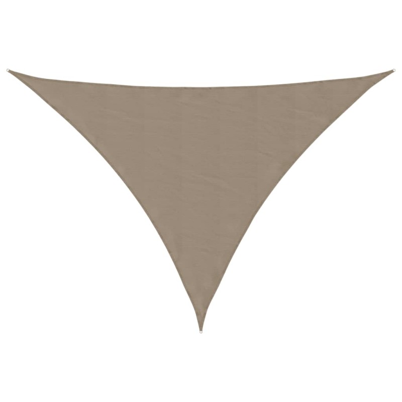 vidaXL Πανί Σκίασης Τρίγωνο Taupe 3 x 4 x 4 μ. από Ύφασμα Oxford