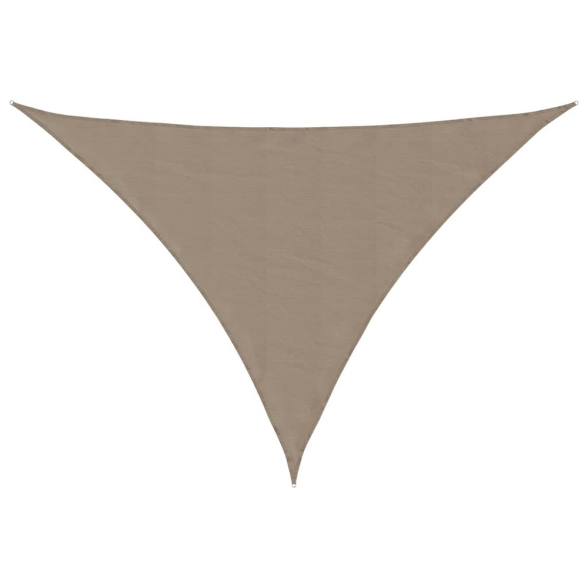 vidaXL Πανί Σκίασης Τρίγωνο Taupe 3,5 x 3,5 x 4,9 μ. από Ύφασμα Oxford