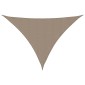 vidaXL Πανί Σκίασης Τρίγωνο Taupe 3,5 x 3,5 x 4,9 μ. από Ύφασμα Oxford