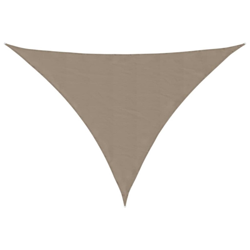 vidaXL Πανί Σκίασης Τρίγωνο Taupe 4 x 5 x 5 μ. από Ύφασμα Oxford