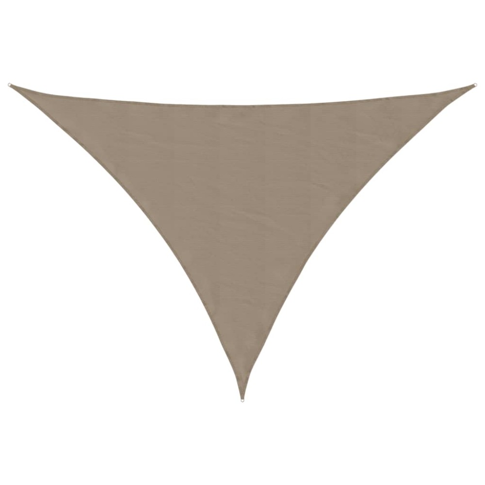 vidaXL Πανί Σκίασης Τρίγωνο Taupe 5 x 7 x 7 μ. από Ύφασμα Oxford