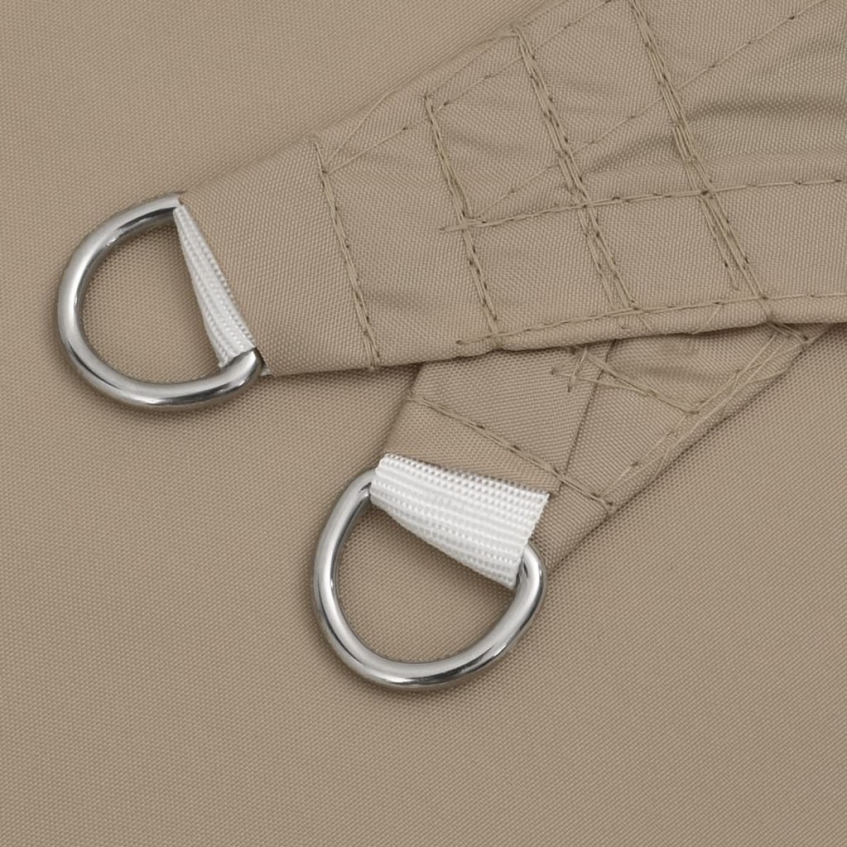 vidaXL Πανί Σκίασης Τρίγωνο Taupe 4 x 5 x 6,4 μ. από Ύφασμα Oxford