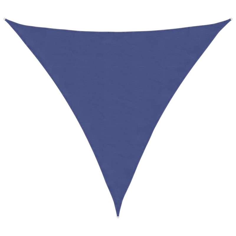 vidaXL Πανί Σκίασης Τρίγωνο Μπλε 3,6 x 3,6 x 3,6 μ. Ύφασμα Oxford