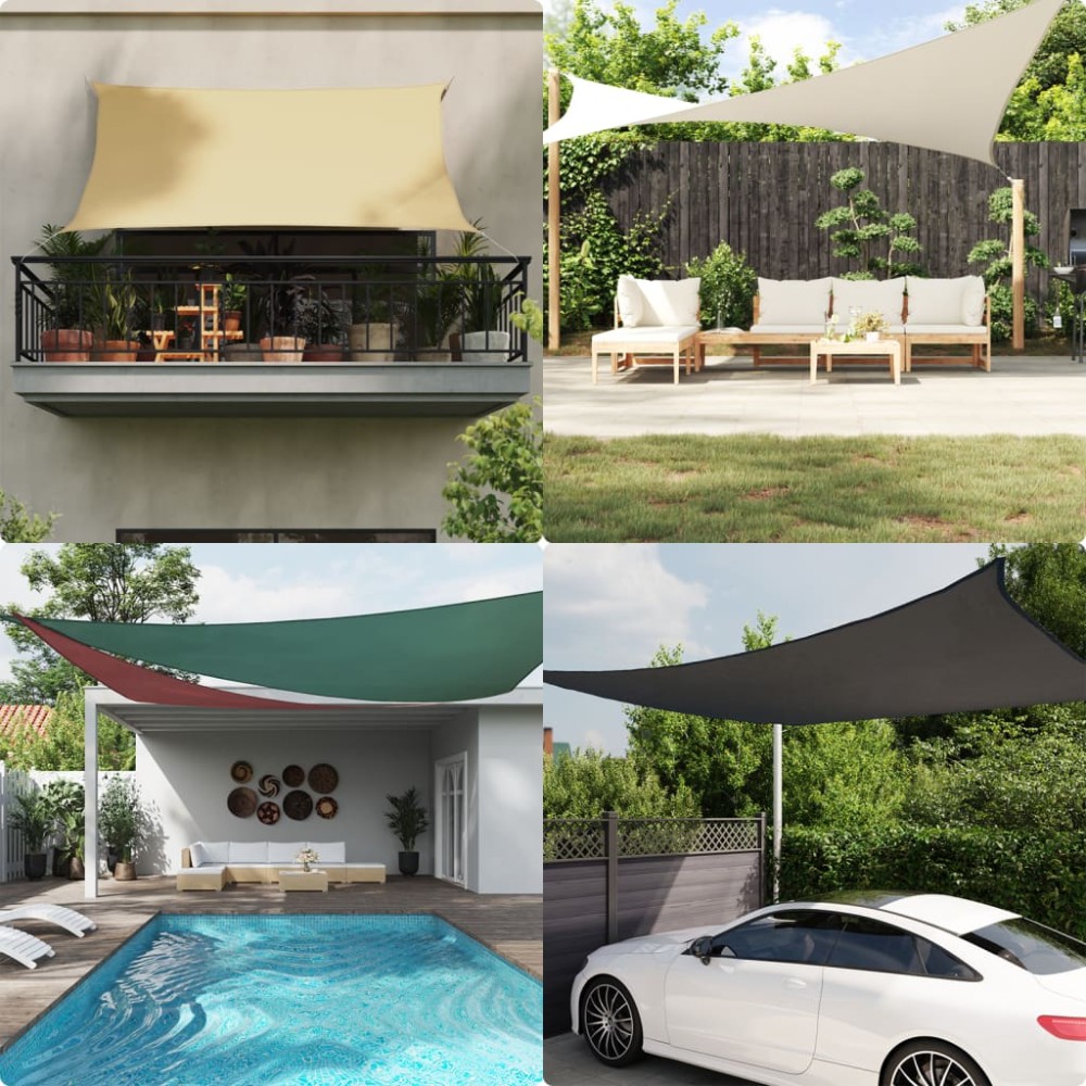 vidaXL Πανί Σκίασης Τετράγωνο Κόκκινο 4,5 x 4,5 μ. από Ύφασμα Oxford