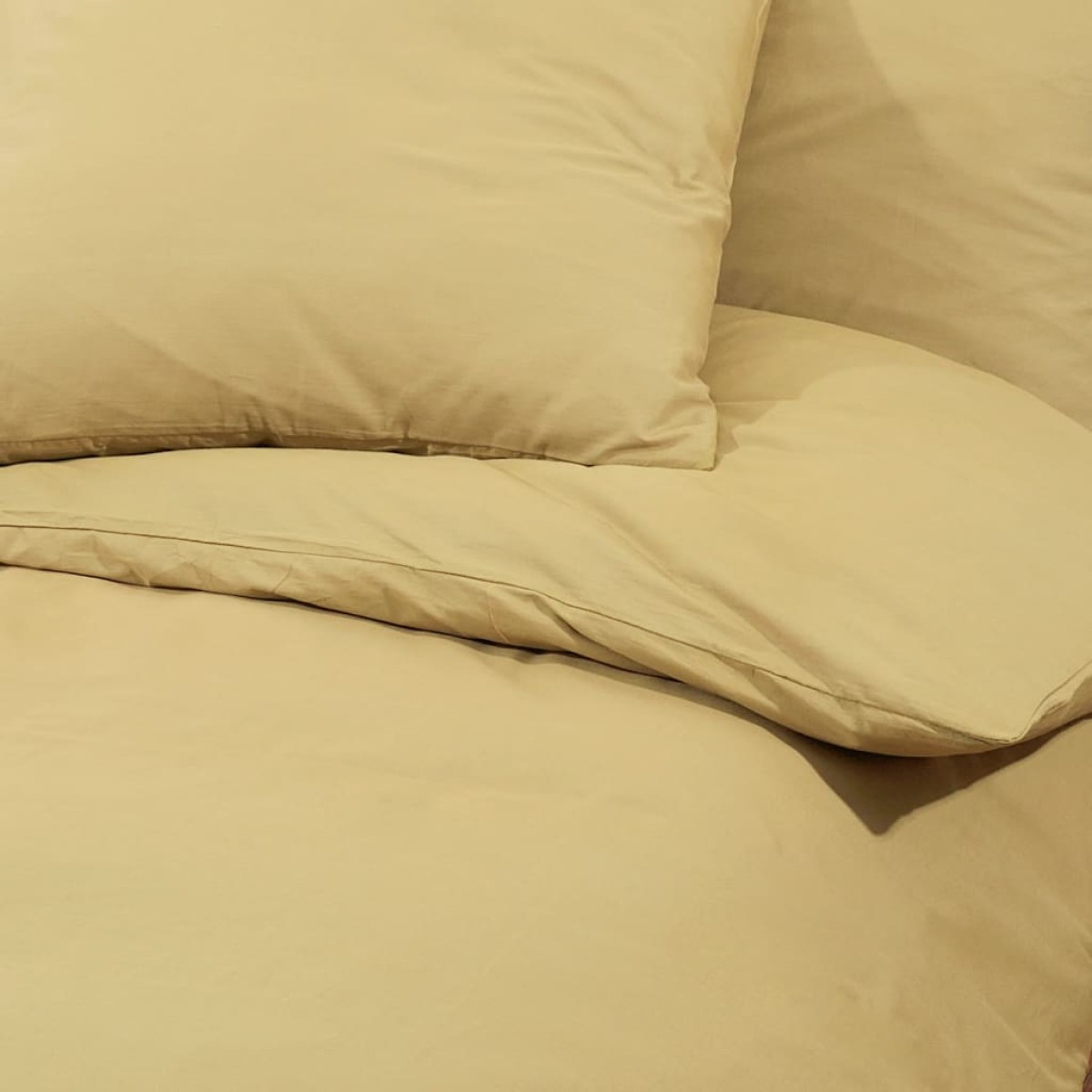 vidaXL Σετ Παπλωματοθήκης Taupe 135x200 εκ. Ελαφρύ Ύφασμα Μικροϊνών