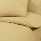vidaXL Σετ Παπλωματοθήκης Taupe 135x200 εκ. Ελαφρύ Ύφασμα Μικροϊνών
