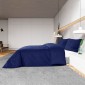 vidaXL Σετ Παπλωματοθήκης Μπλε 240x220 εκ. Ελαφρύ Ύφασμα Μικροϊνών