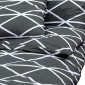 vidaXL Σετ Παπλωματοθήκης Γκρι 240x220 εκ. Βαμβακερό