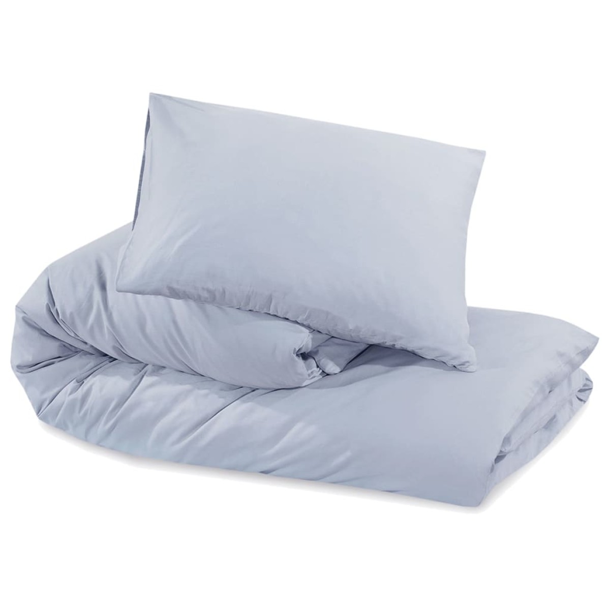 vidaXL Σετ Παπλωματοθήκης Γκρι 240x220 εκ. Βαμβακερό