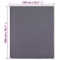 vidaXL Σεντόνι Με Λάστιχο Ανθρακί 140 x 200 εκ. Βαμβακερό Ζέρσεϊ