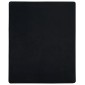 vidaXL Σεντόνι με Λάστιχο Μαύρο 160x200 εκ. Βαμβακερό Ζέρσεϊ