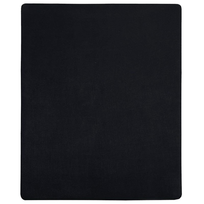 vidaXL Σεντόνια με Λάστιχο 2 τεμ. Μαύρα 180x200 εκ. Βαμβακερό Ζέρσεϊ