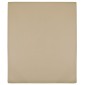 vidaXL Σεντόνι με Λάστιχο Taupe 90 x 200 εκ. Βαμβακερό Ζέρσεϊ