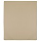 vidaXL Σεντόνι με Λάστιχο Taupe 100x200 εκ. Βαμβακερό Ζέρσεϊ