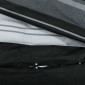 vidaXL Σετ Παπλωματοθήκη Μαύρο και Λευκό 220x240 cm Βαμβακερό
