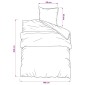 vidaXL Σετ Παπλωματοθήκης Ροζ 140x200 εκ. Βαμβακερό