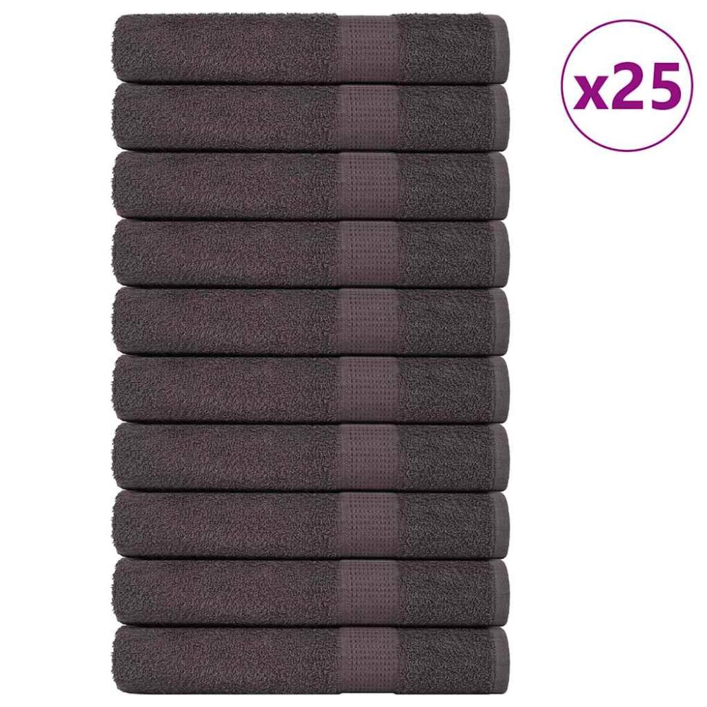 vidaXL Πετσέτες Σάουνας FROGN 25 τεμ. Ανθρακί 80x200 εκ. 360 γρ./μ²