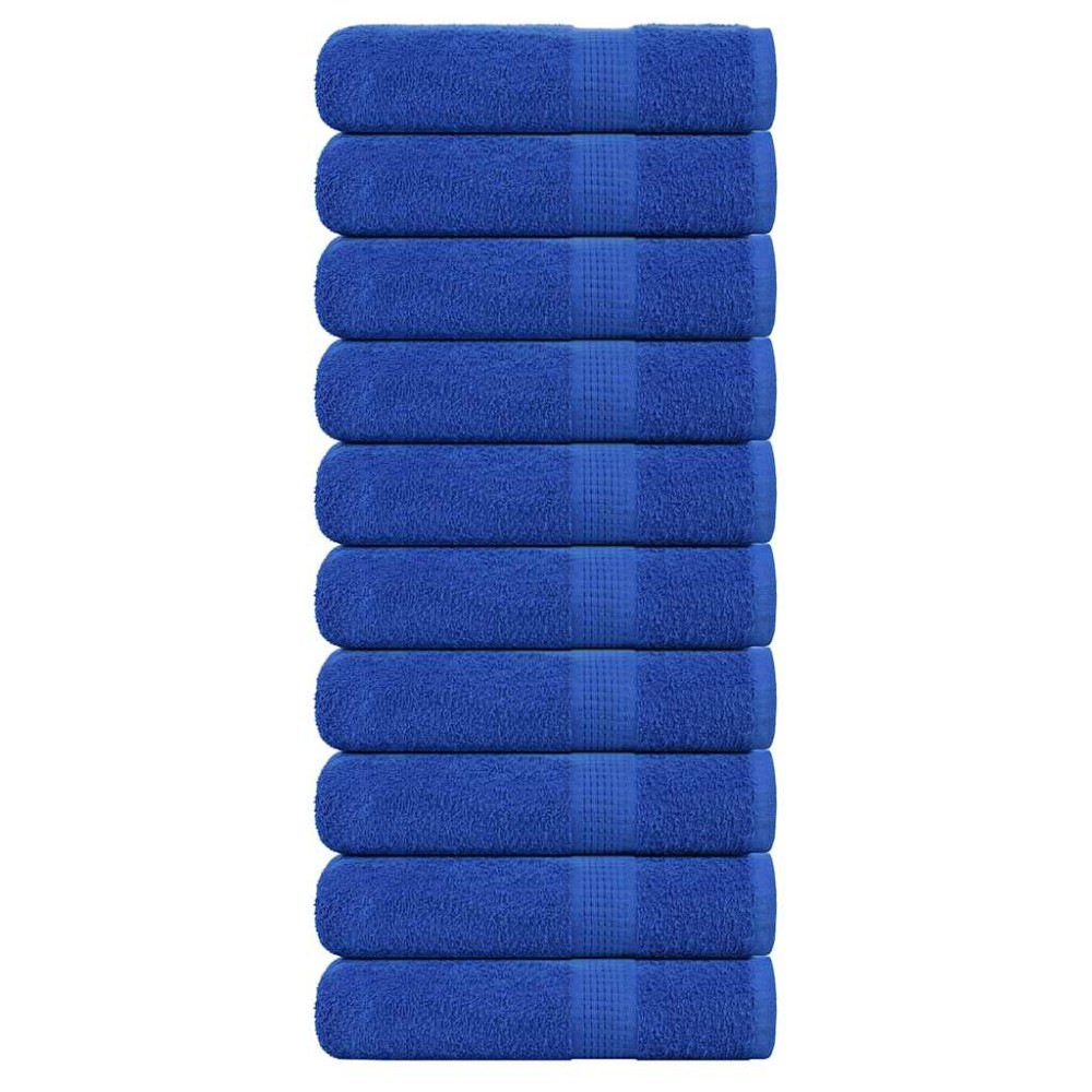 vidaXL Χειροπετσέτες FROGN 10 τεμ. Μπλε 50x100 εκ. 360 γρ./μ²