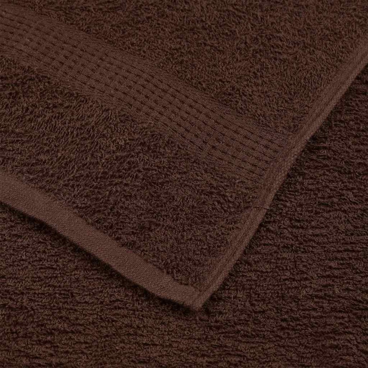 vidaXL Πετσέτες Πλυσίματος FROGN 2 τεμ. Καφέ 30x30 εκ. 360 γρ./τ.μ.