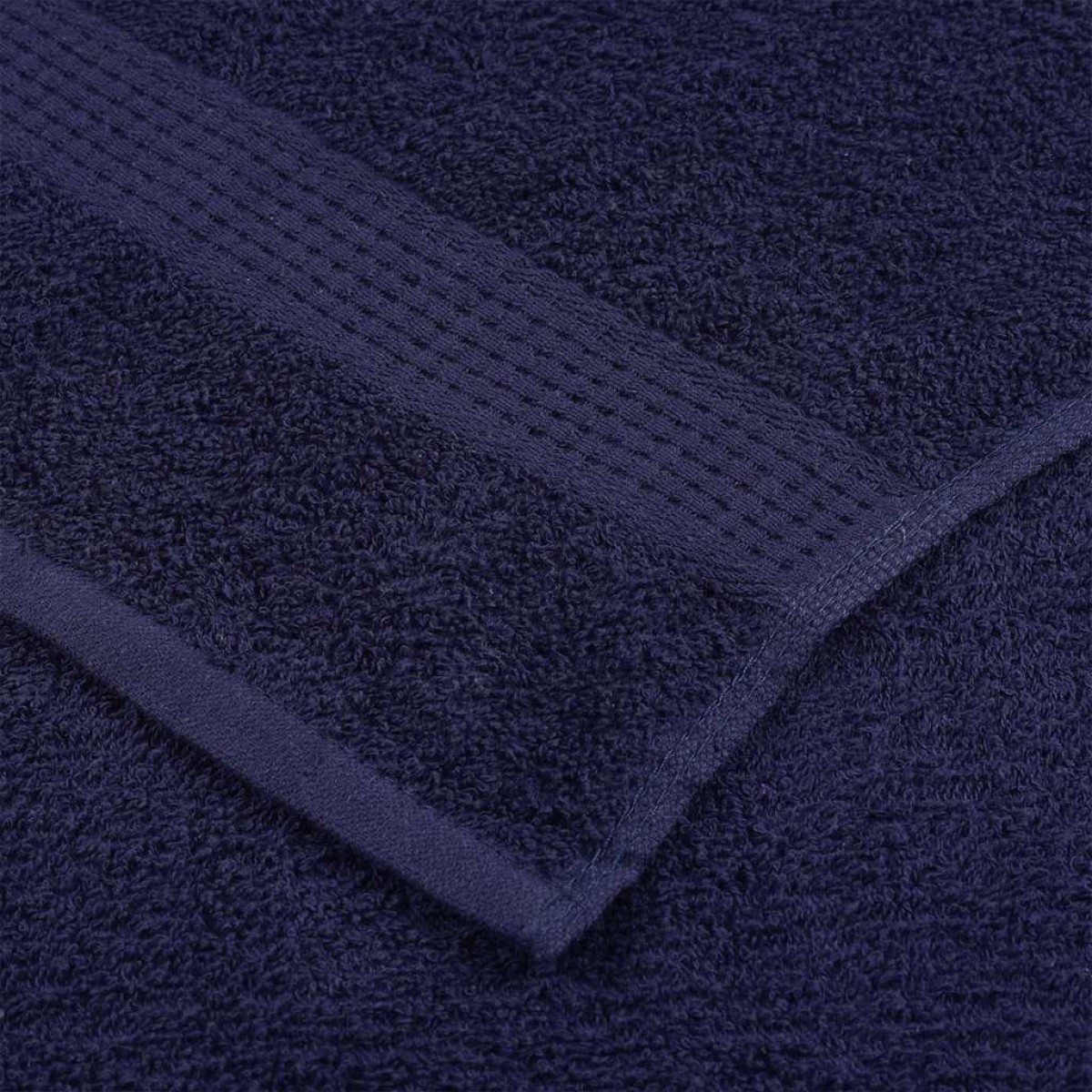 vidaXL Πετσέτες Ξενώνα FROGN 10 τεμ. Μπλε Σκούρο 30x50 εκ. 360 γρ./τ.μ.