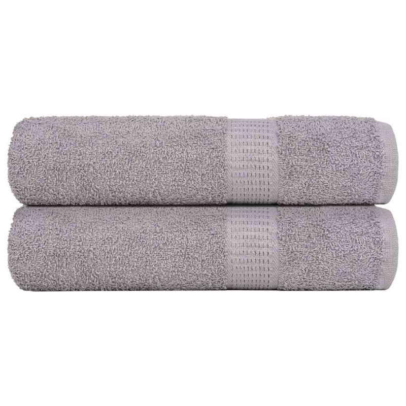 vidaXL Χειροπετσέτες FROGN 2 τεμ. Γκρι 50x100 εκ. 360 γρ./τ.μ.