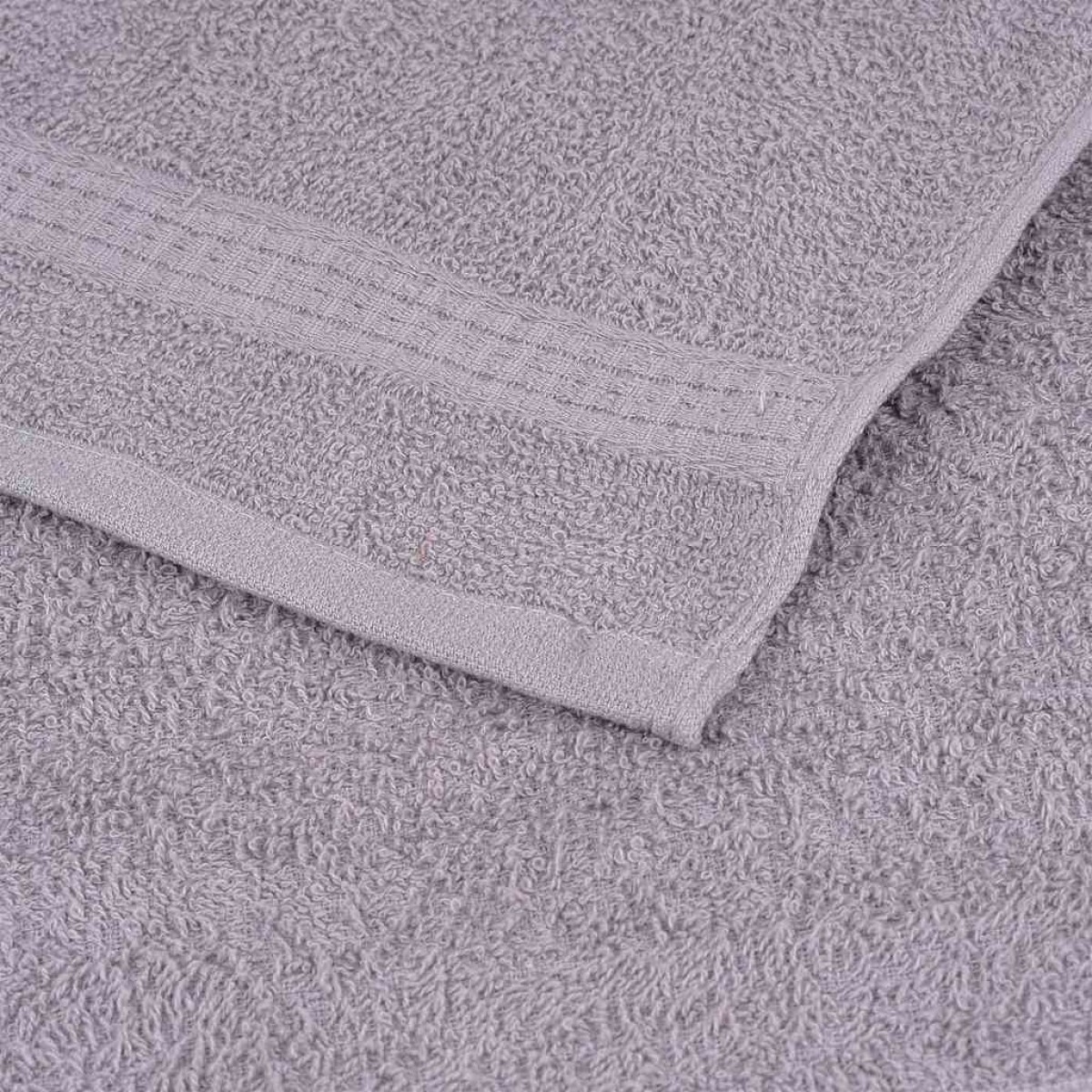 vidaXL Πετσέτες Μπάνιου FROGN 4 τεμ. Γκρι 70x140 εκ. 360 γρ./μ²