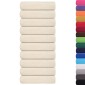 vidaXL Χειροπετσέτες FROGN 10 τεμ. Κρεμ 50x100 εκ. 360 γρ./μ²