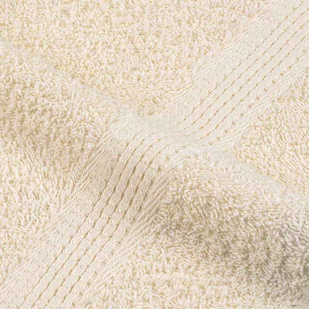 vidaXL Πετσέτες Ντους FROGN 2 τεμ. Κρεμ 70x140 εκ. 360 γρ./τ.μ.