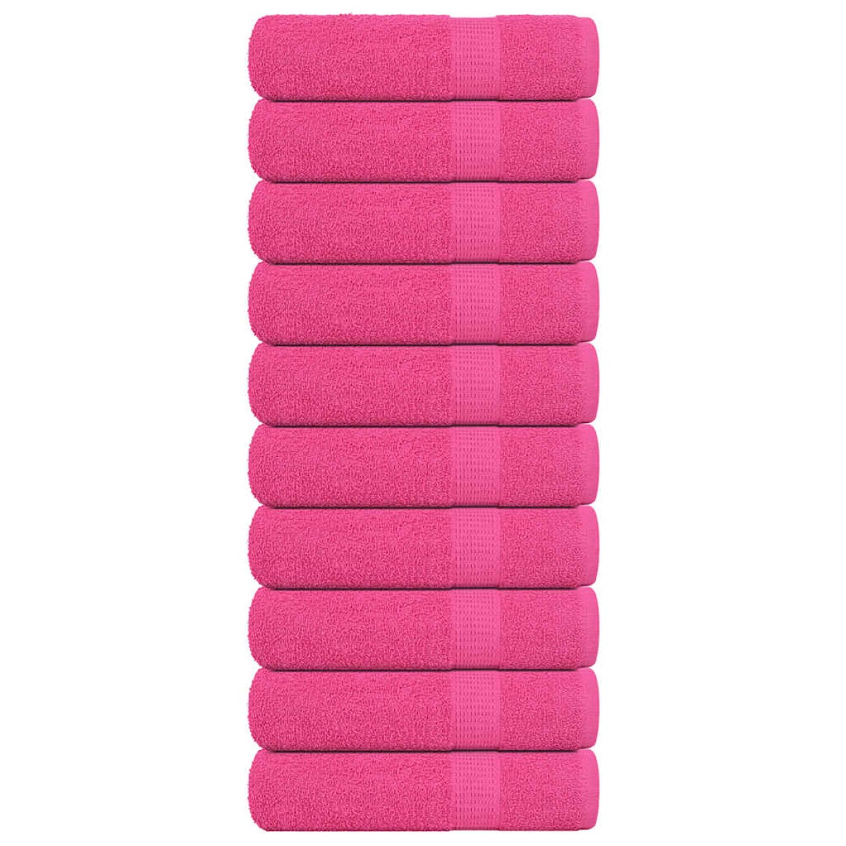 vidaXL Πετσέτες μπάνιου FROGN 10 τμχ Ροζ 70x140 εκ. 360 gsm