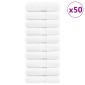vidaXL Πανάκια καθαρισμού Premium SOLUND 50 τεμ. Λευκά 15x21 εκ. 600 γρ./τ.μ.