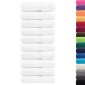 vidaXL Παντόφλες Premium SOLUND 10 τεμ. Λευκό 30x30 εκ. 600 γρ./μ²
