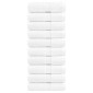 vidaXL Πετσέτες Ξενώνα Premium SOLUND 10 τεμ. Λευκές 30x50 εκ. 600 γρ./τ.μ.
