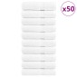 vidaXL Χειροπετσέτες Premium SOLUND 50 τεμ. Λευκό 50x100 εκ. 600 γρ./μ²