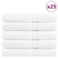 vidaXL Πετσέτες Σάουνας Premium SOLUND 50 τεμ. Λευκό 80x200 εκ. 600 γρ./μ²