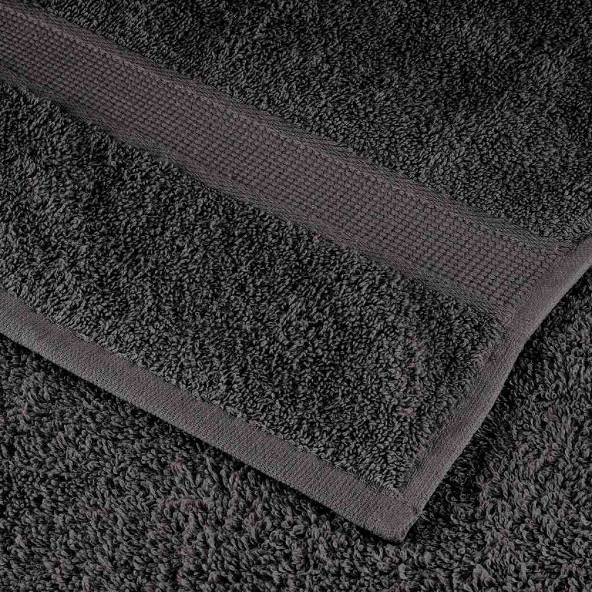 vidaXL Πετσέτα Επισκεπτών SOLUND 4 τμχ. Ανθρακί 15 x 21 cm 550 gsm