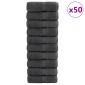vidaXL Παντόφλες Premium SOLUND 50 τεμ. Ανθρακί 30x30 εκ. 600 γρ./μ²