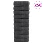 vidaXL Πετσέτες Ξενώνα Premium SOLUND 50 τεμ. Ανθρακί 30x50 εκ. 600 γρ./μ²