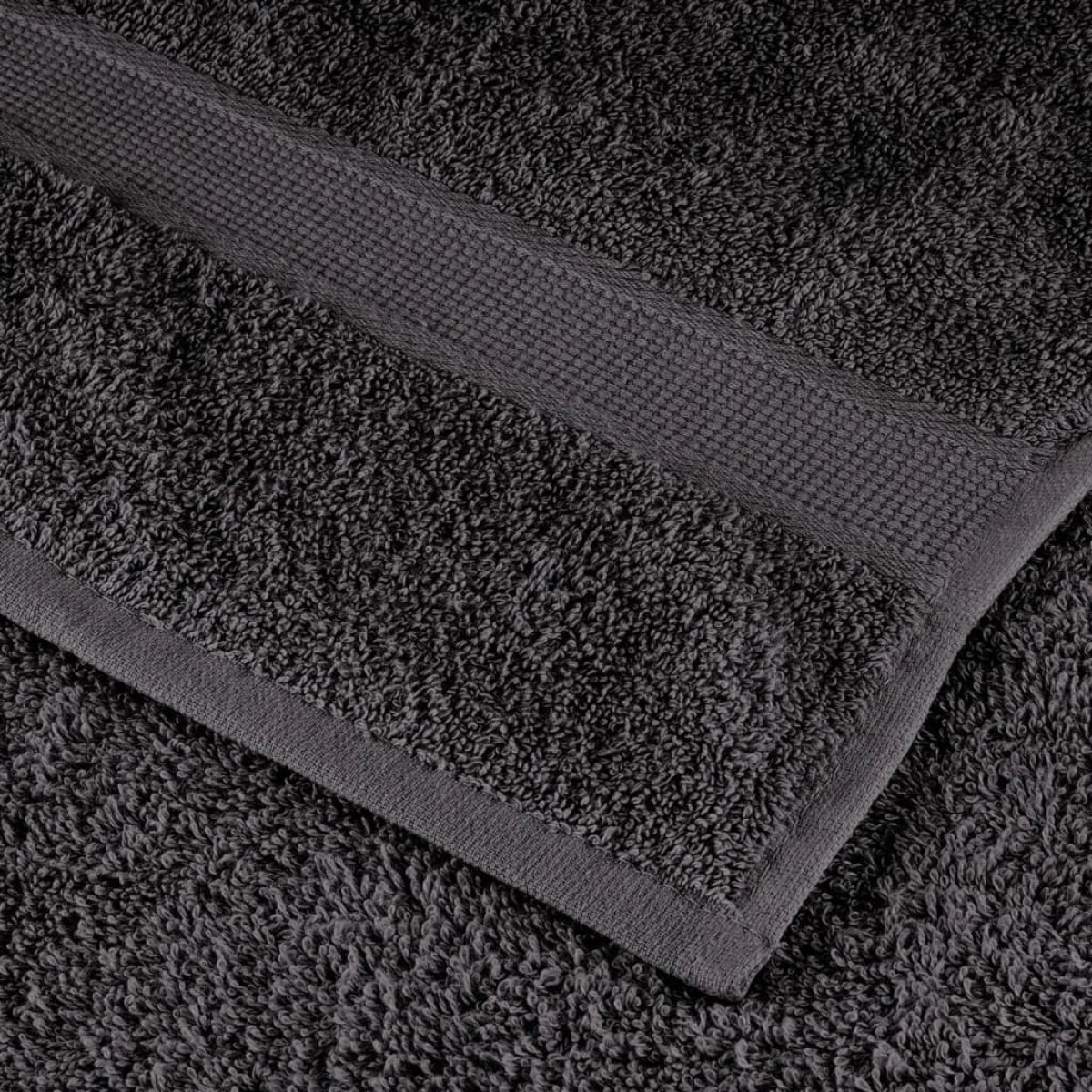 vidaXL Πετσέτες Μπάνιου Premium SOLUND 10 τεμ. Ανθρακί 70x140 εκ. 600 γρ./μ²