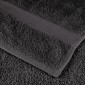 vidaXL Πετσέτες Μπάνιου Premium SOLUND 4 τεμ. Ανθρακί 100x150 εκ. 600 γρ./μ²