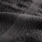 vidaXL Πετσέτες Μπάνιου Premium SOLUND 4 τεμ. Ανθρακί 100x150 εκ. 600 γρ./μ²