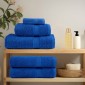 vidaXL Παντόφλες Premium SOLUND 4 τεμ. Μπλε 30x30 εκ. 600 γρ./τ.μ.
