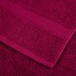 vidaXL Premium Πετσέτες μπάνιου SOLUND 2 τμχ Bordeaux 70x140 εκ. 600 gsm