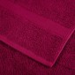 vidaXL Πετσέτες Premium SOLUND 10 τεμ. Μπορντό 100x200 εκ. 600 γρ./μ²